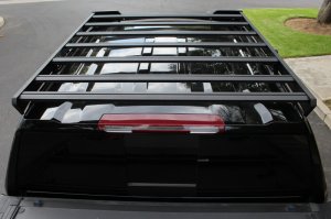 Chevrolet Silverado 1500 Roof Rack - Go Rhino - Ceros Low Profile - Textured Black - `19-`23